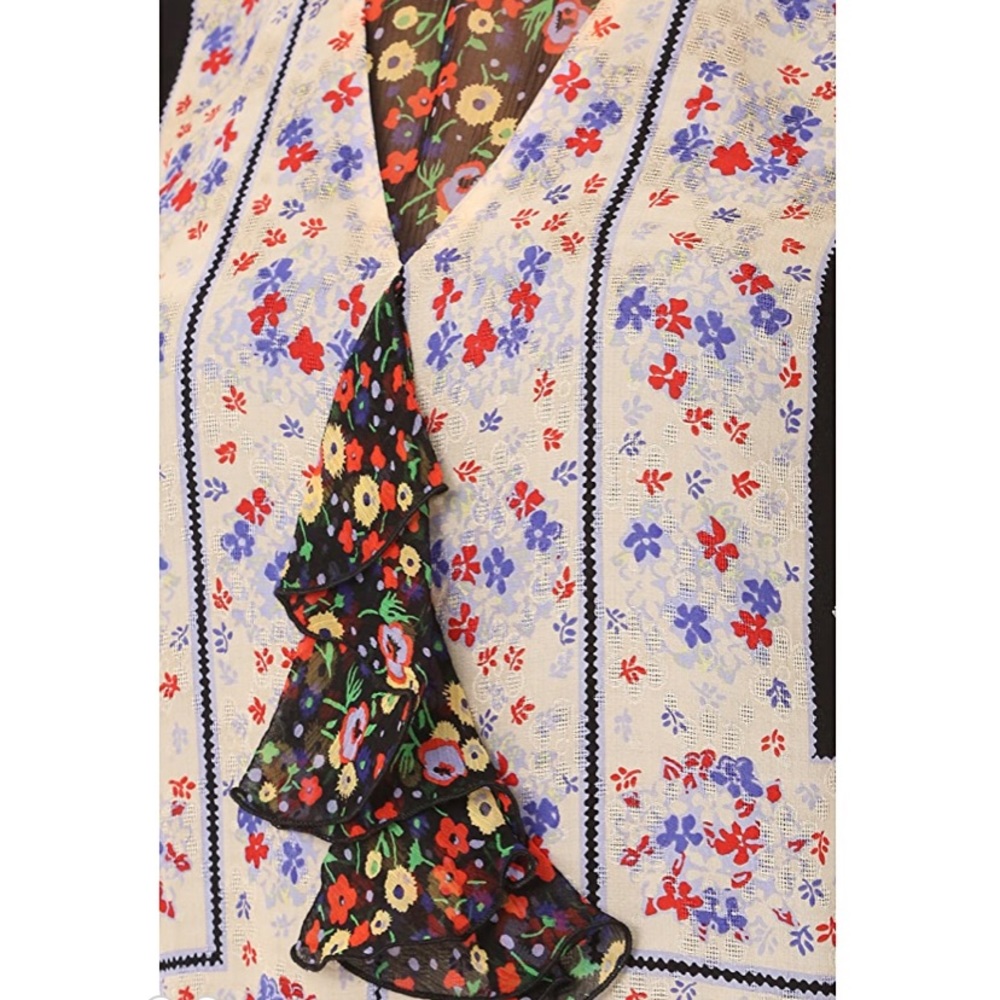 🎉HP🎉 Anna Sui Silk Sheath Shift Dress - Picture 4 of 5